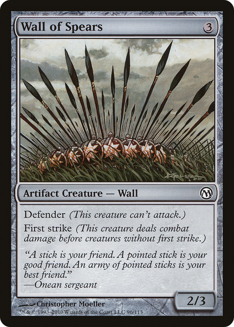 Image of Wall of Spears [Duels of the Planeswalkers]