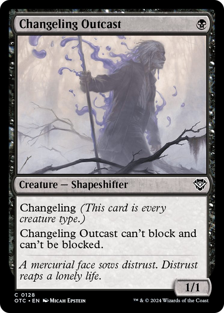 Image of Changeling Outcast [Outlaws of Thunder Junction Commander]