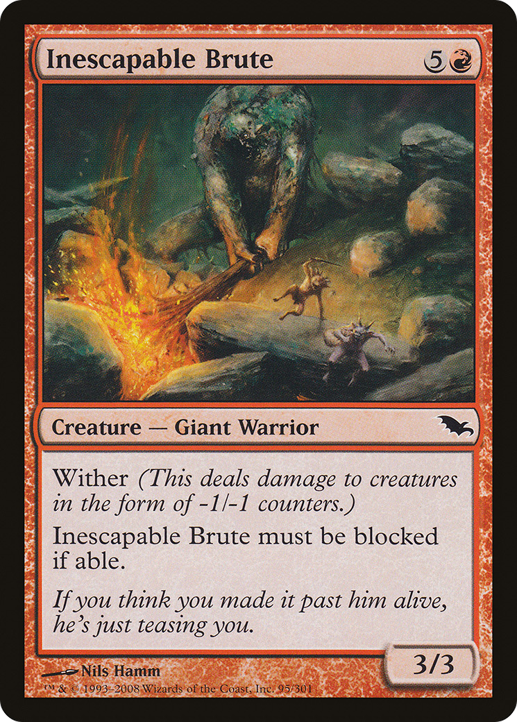 Image of Inescapable Brute [Shadowmoor]