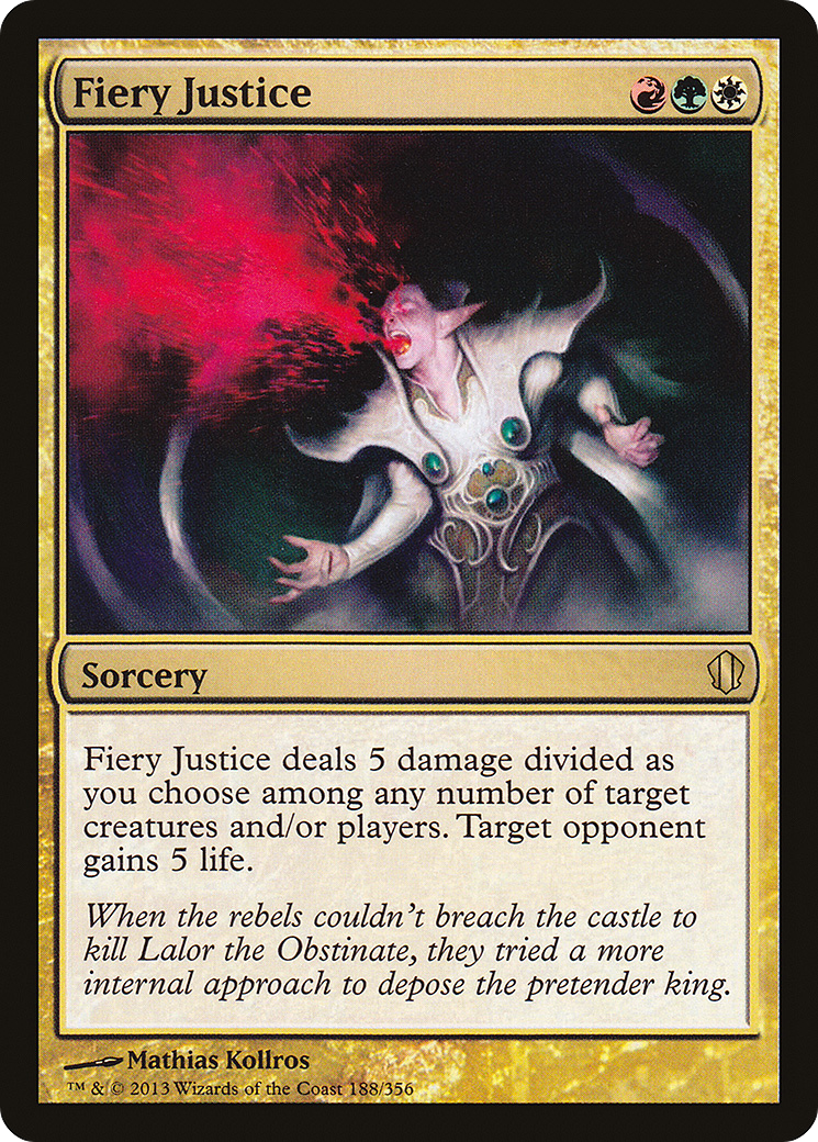 Image of Fiery Justice [Commander 2013]