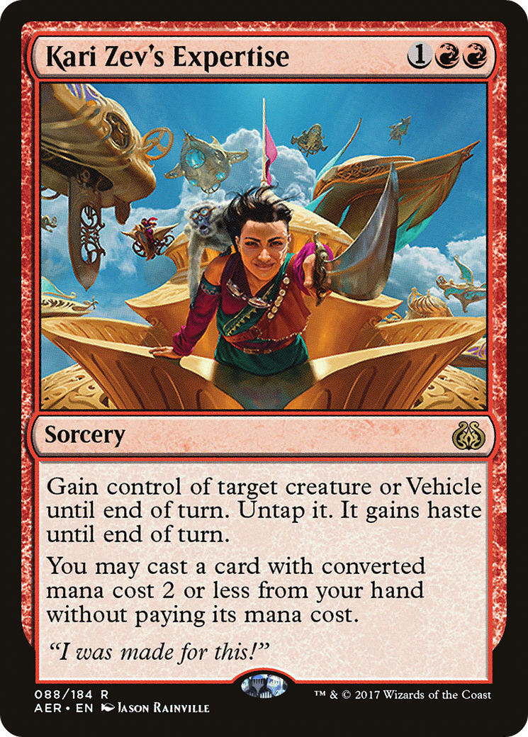 Image of Kari Zev's Expertise [Aether Revolt]