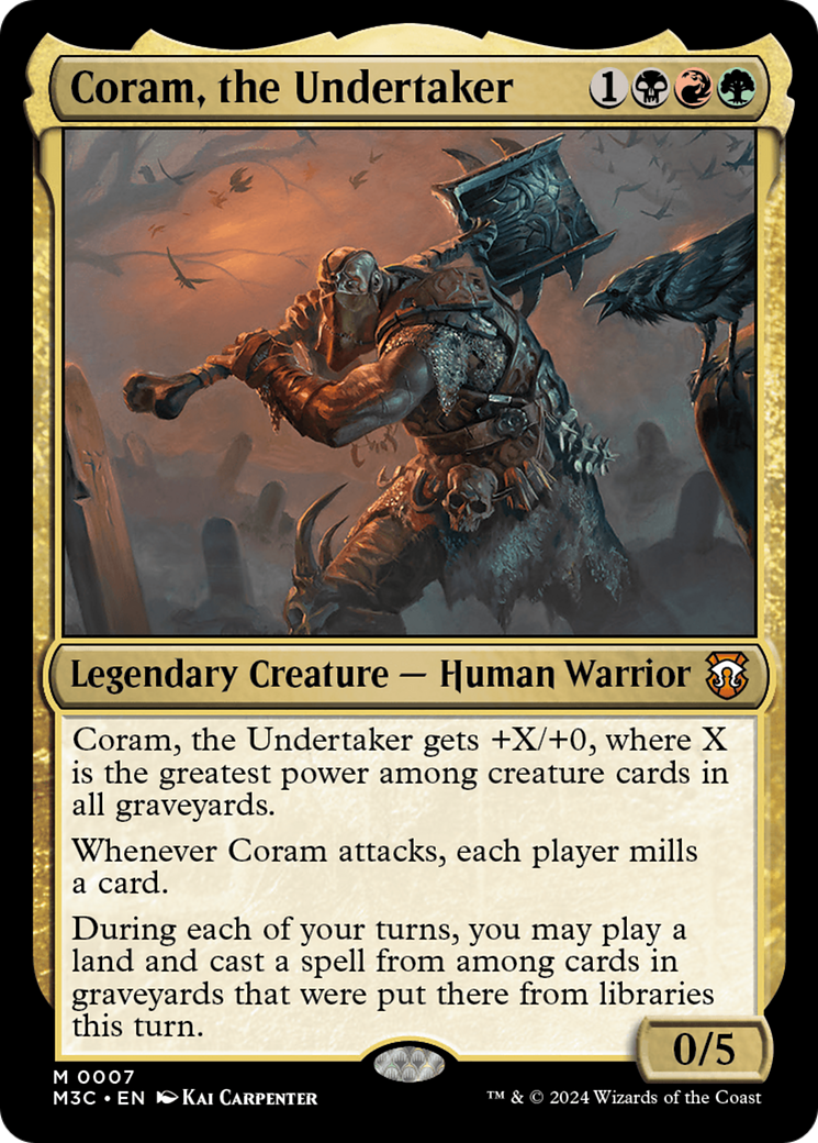 Image of Coram, the Undertaker [Modern Horizons 3 Commander]