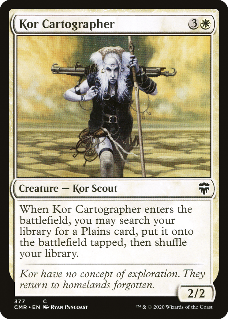 Image of Kor Cartographer (377) [Commander Legends]
