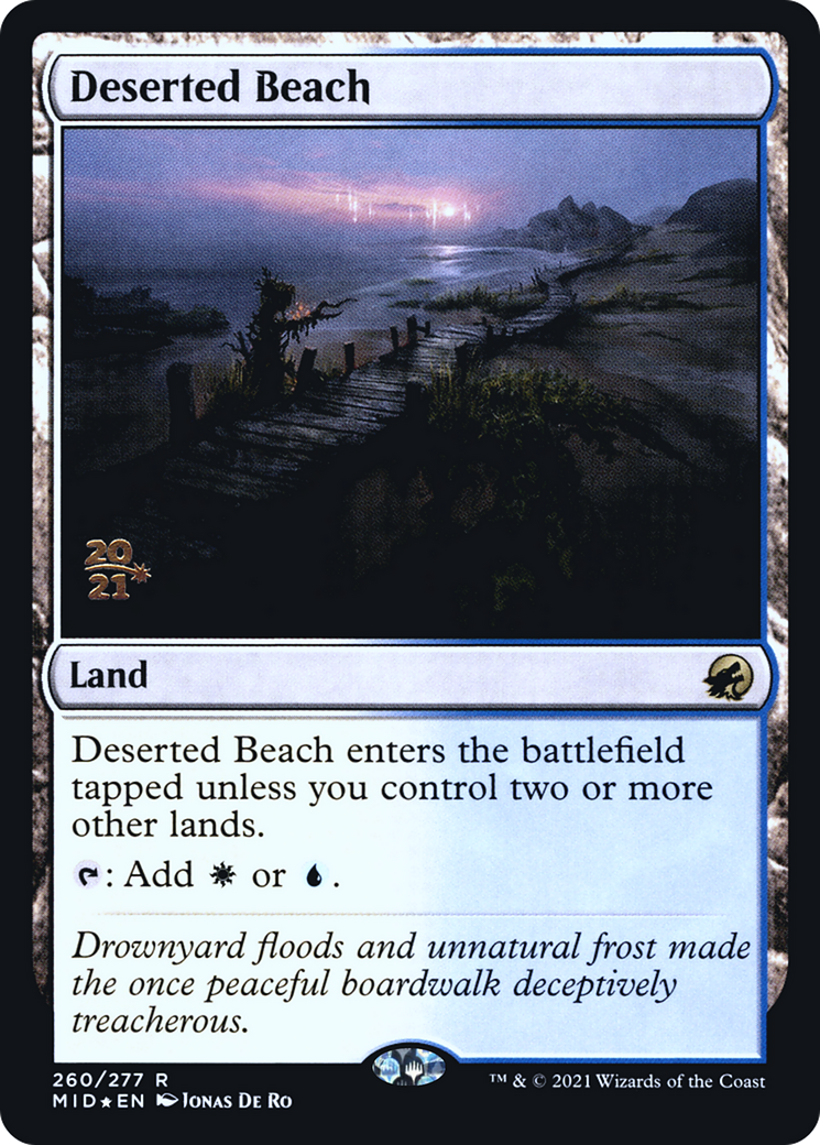 Image of Deserted Beach [Innistrad: Midnight Hunt Prerelease Promos]
