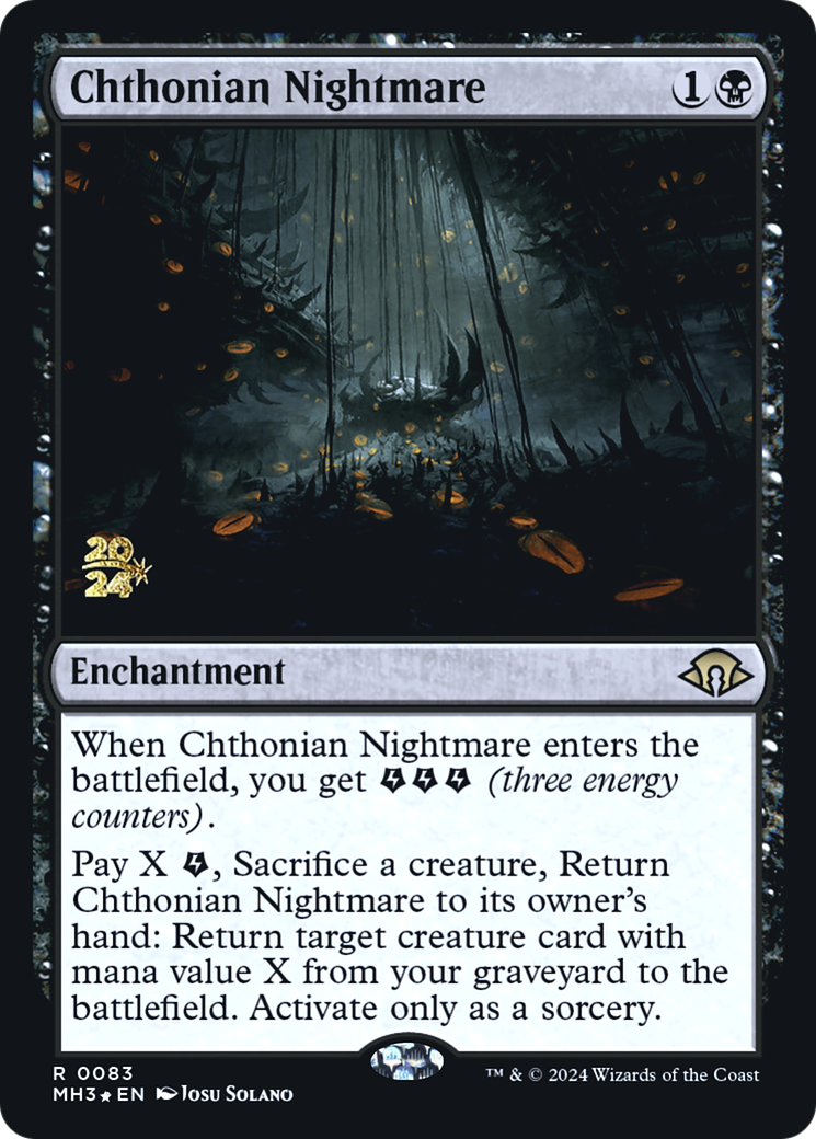 Image of Chthonian Nightmare [Modern Horizons 3 Prerelease Promos]