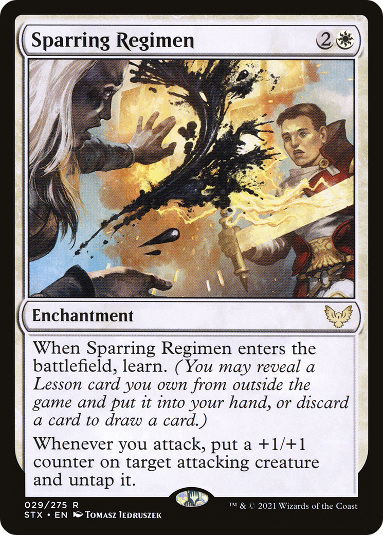 Image of Sparring Regimen [Strixhaven: School of Mages]