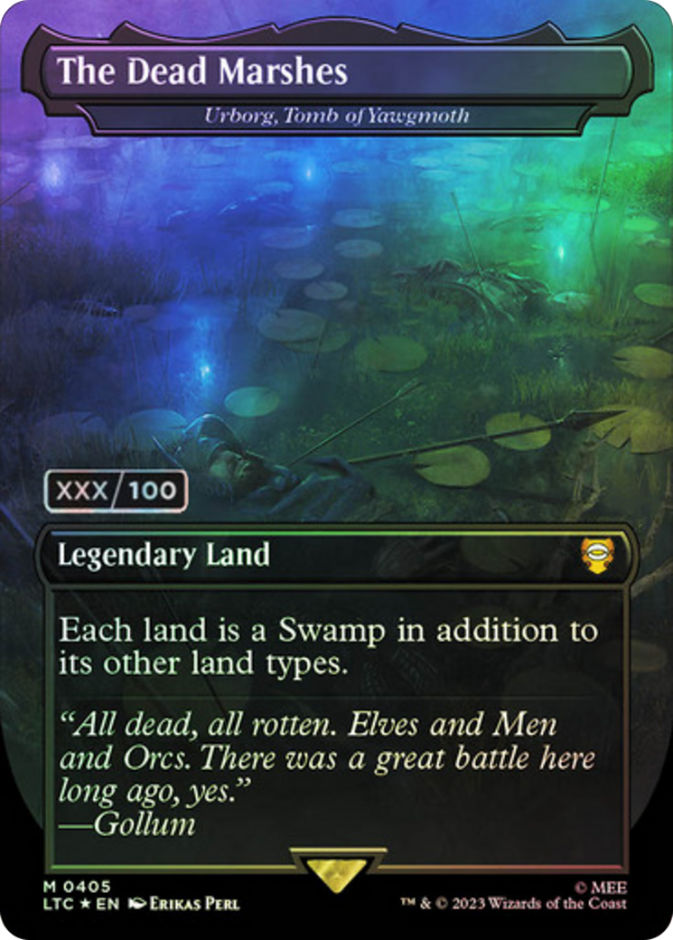 Image of The Dead Marshes - Urborg, Tomb of Yawgmoth (Serialized) [The Lord of the Rings: Tales of Middle-Earth Commander]