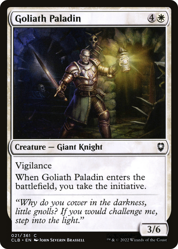 Image of Goliath Paladin [Commander Legends: Battle for Baldur's Gate]