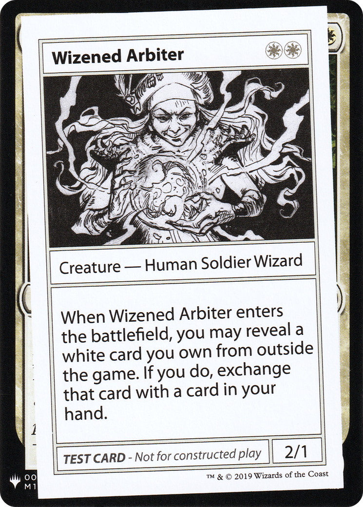 Image of Wizened Arbiter [Mystery Booster Playtest Cards]