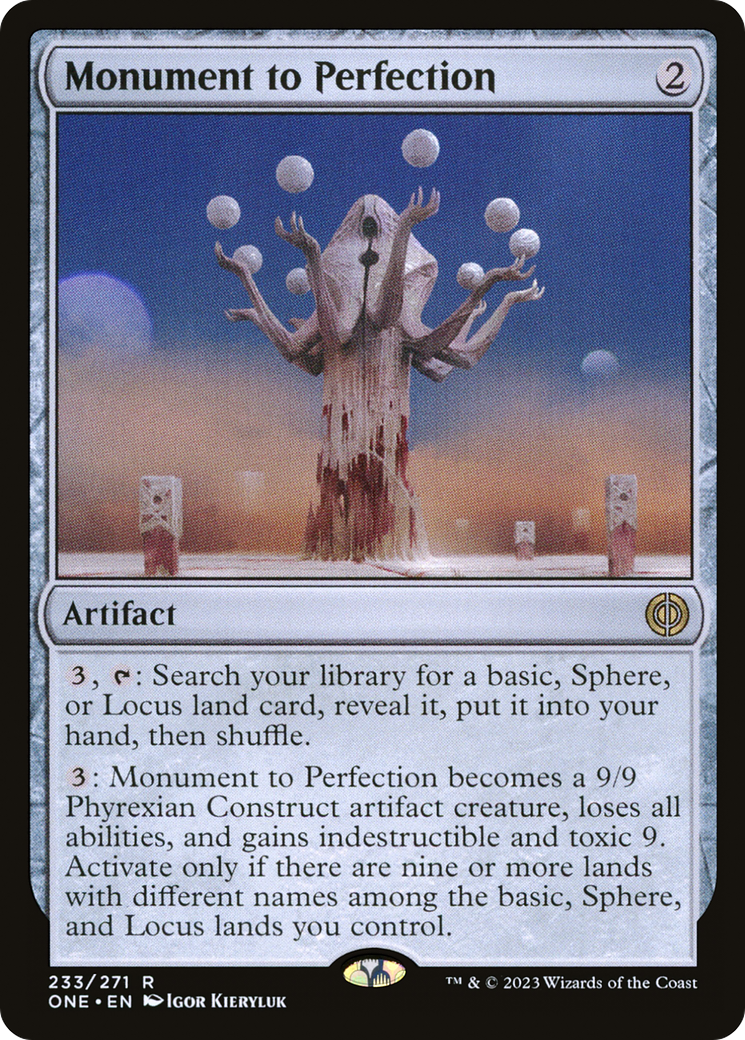 Image of Monument to Perfection [Phyrexia: All Will Be One]
