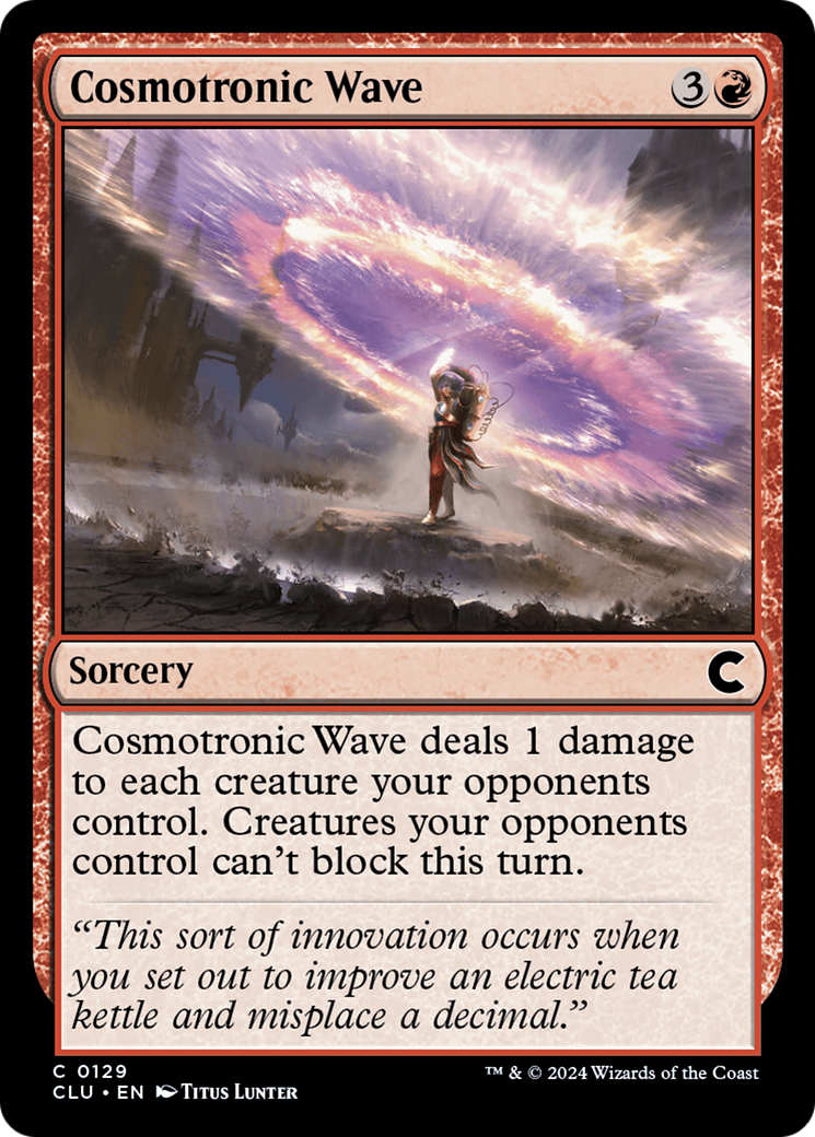 Image of Cosmotronic Wave [Ravnica: Clue Edition]