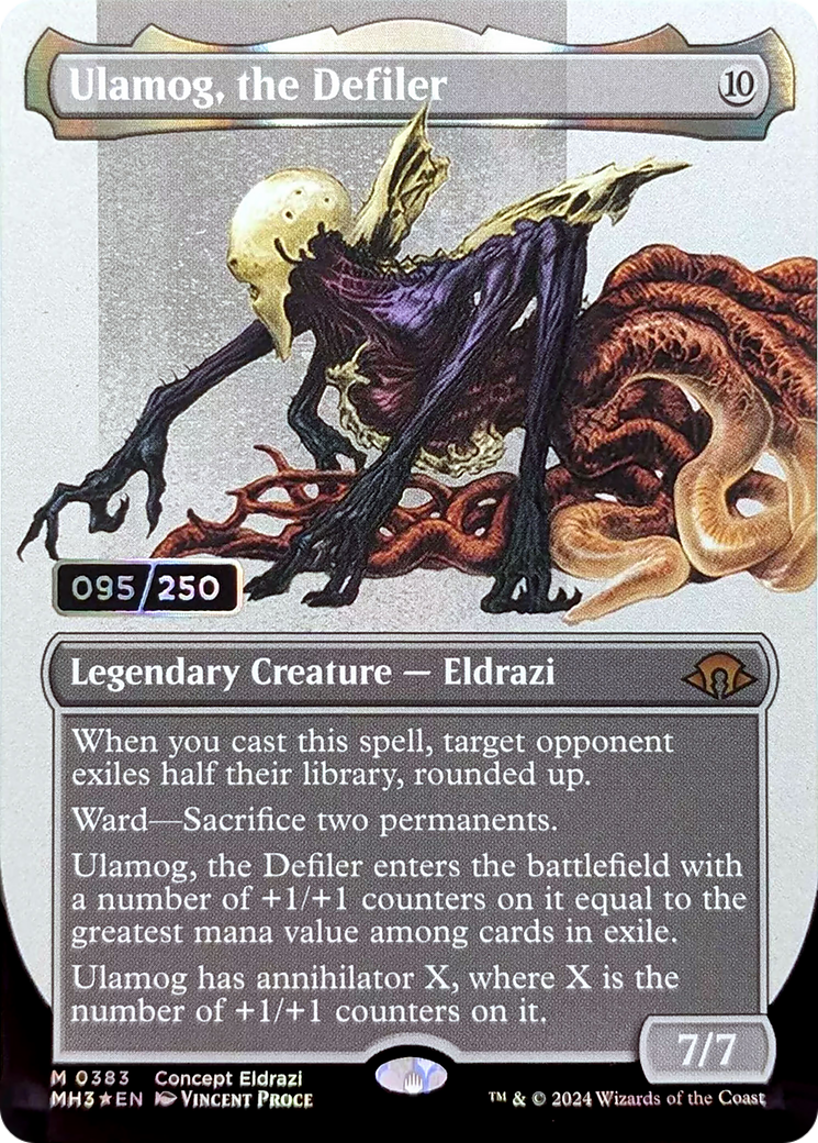 Image of Ulamog, the Defiler (Borderless) (Serialized) [Modern Horizons 3]