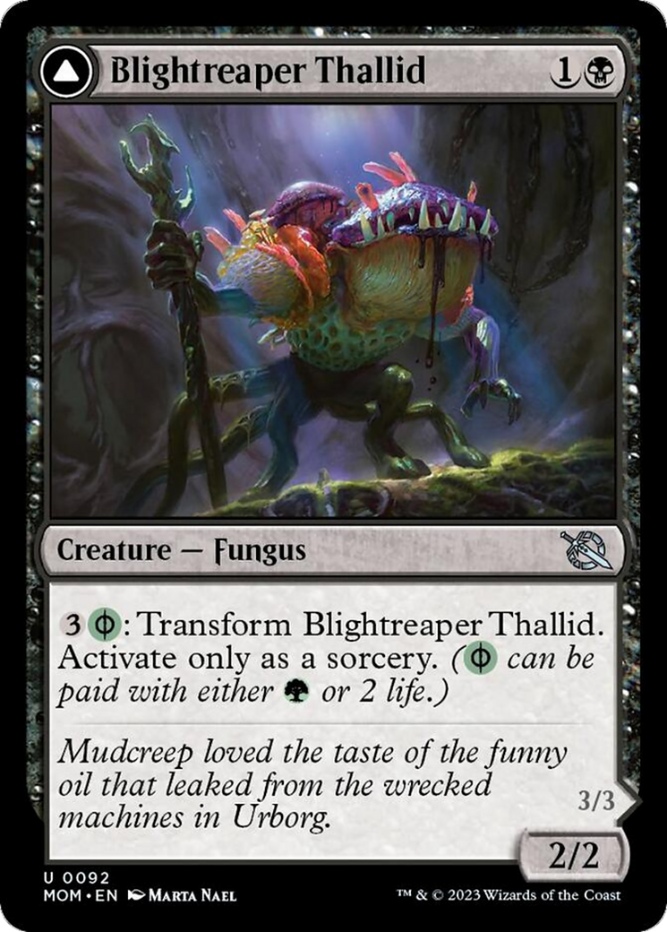 Image of Blightreaper Thallid // Blightsower Thallid [March of the Machine]