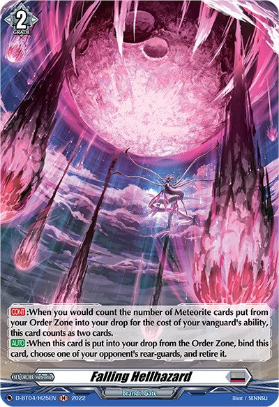 Image of Falling Hellhazard (D-BT04/H25EN) [Awakening of Chakrabarthi]