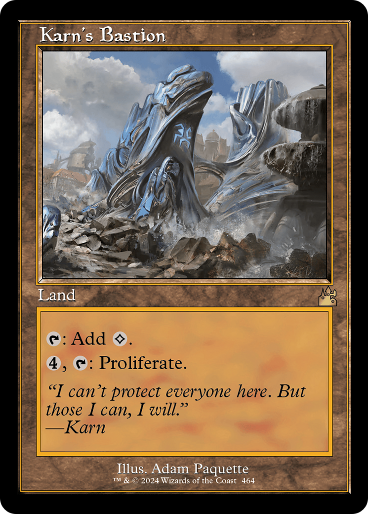 Image of Karn's Bastion (Retro Frame) [Ravnica Remastered]