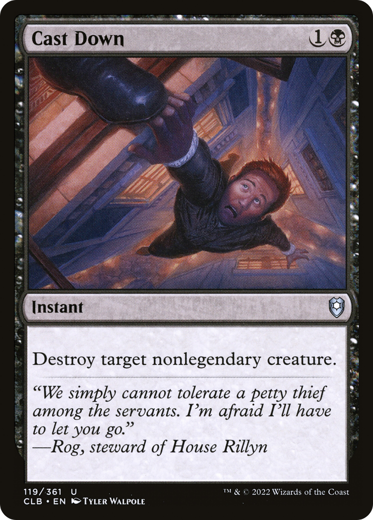Image of Cast Down [Commander Legends: Battle for Baldur's Gate]