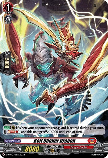 Image of Bolt Shaker Dragon (D-PR/079EN) [D Promo Cards]