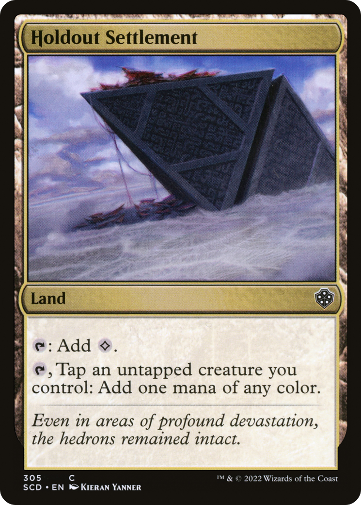 Image of Holdout Settlement [Starter Commander Decks]