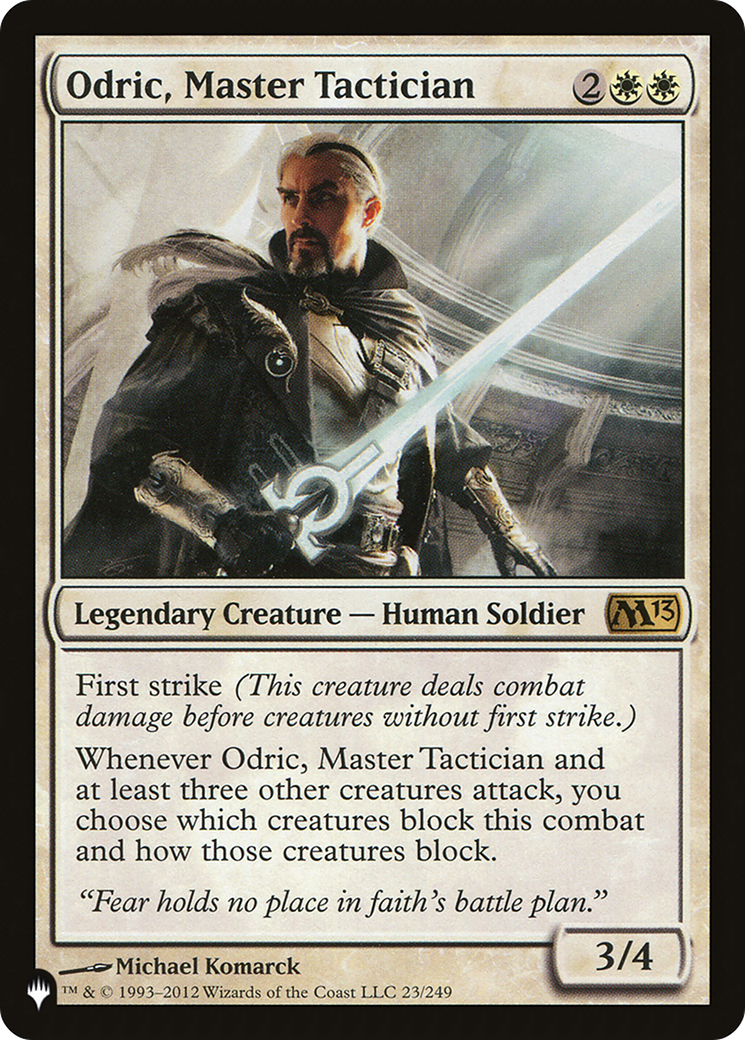 Image of Odric, Master Tactician [The List]