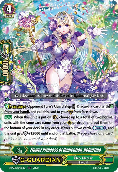 Image of Flower Princess of Dedication, Robertina (D-PS01/048EN) [P Clan Collection 2022]
