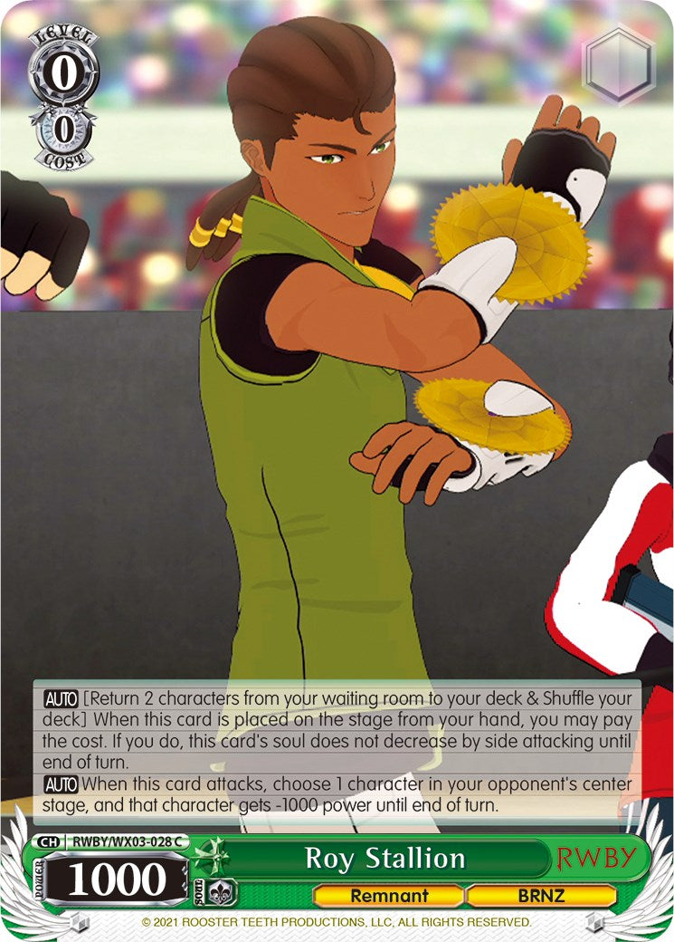 Image of Roy Stallion (RWBY/WX03-028 C) [RWBY]