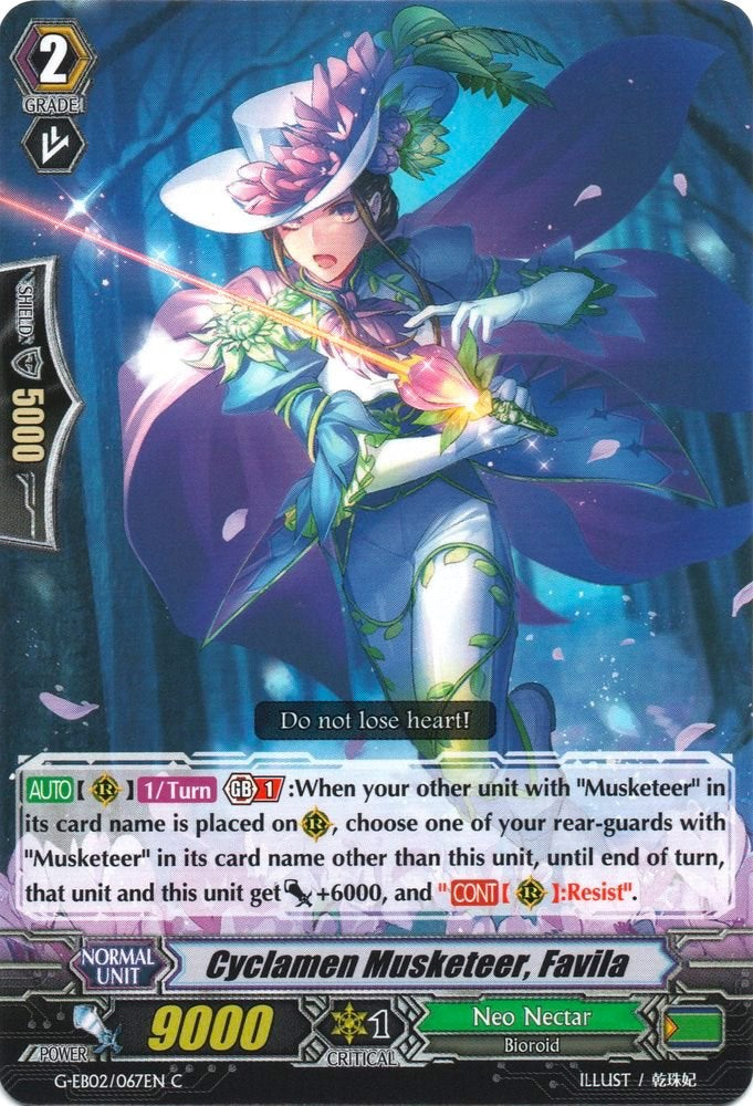 Image of Cyclamen Musketeer, Favila (G-EB02/067EN) [The AWAKENING ZOO]