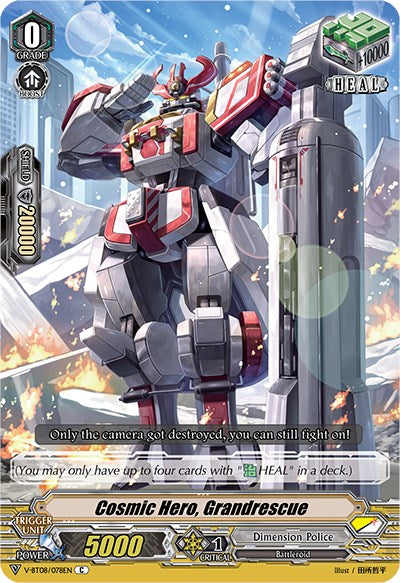 Image of Cosmic Hero, Grandrescue (V-BT08/078EN C) [Silverdust Blaze]