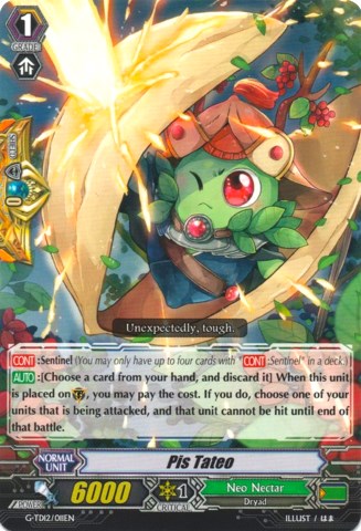 Image of Pis Tateo (G-TD12/011EN) [Flower Princess of Abundant Blooming]