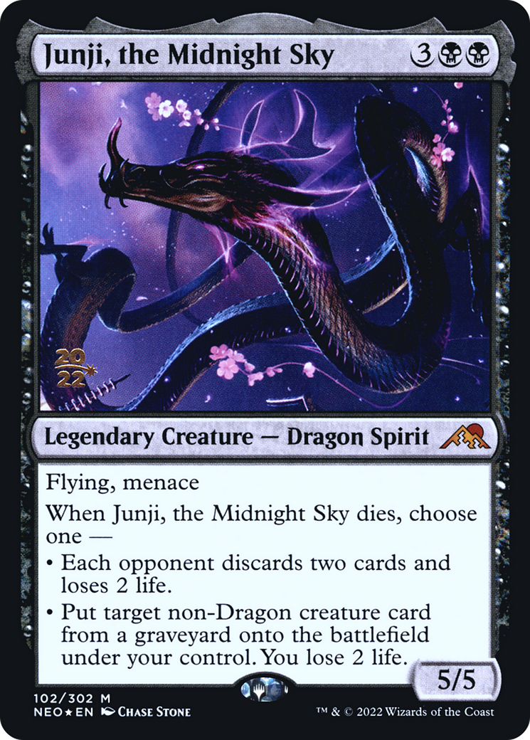 Image of Junji, the Midnight Sky [Kamigawa: Neon Dynasty Prerelease Promos]