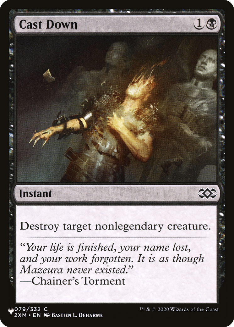 Image of Cast Down (2XM) [The List]
