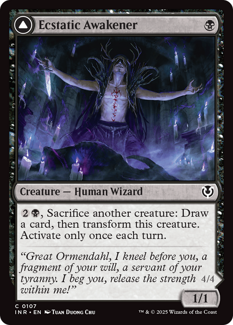 Image of Ecstatic Awakener // Awoken Demon [Innistrad Remastered]