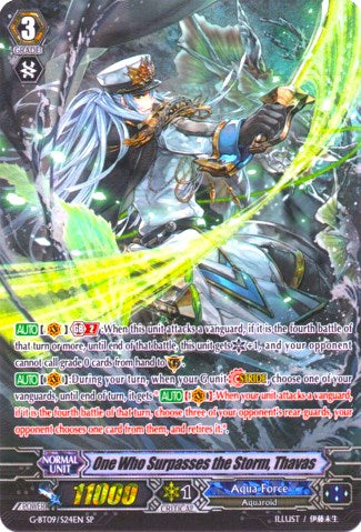 One Who Surpasses the Storm, Thavas (G-BT09/S24EN) [Divine Dragon Caper]