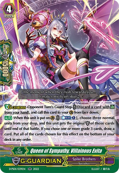 Image of Queen of Sympathy, Villainous Evita (D-PS01/039EN) [P Clan Collection 2022]