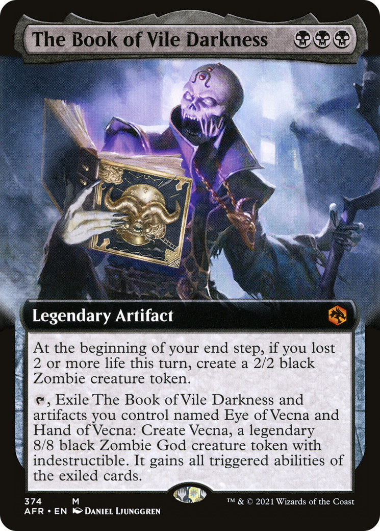 Image of The Book of Vile Darkness (Extended Art) [Dungeons & Dragons: Adventures in the Forgotten Realms]