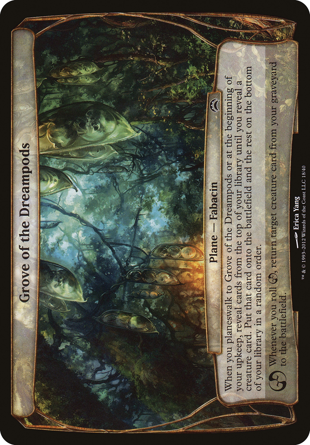 Image of Grove of the Dreampods (Planes) [Planechase 2012 Planes]