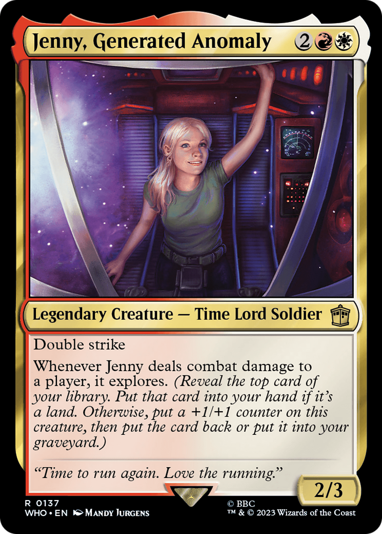 Image of Jenny, Generated Anomaly [Doctor Who]
