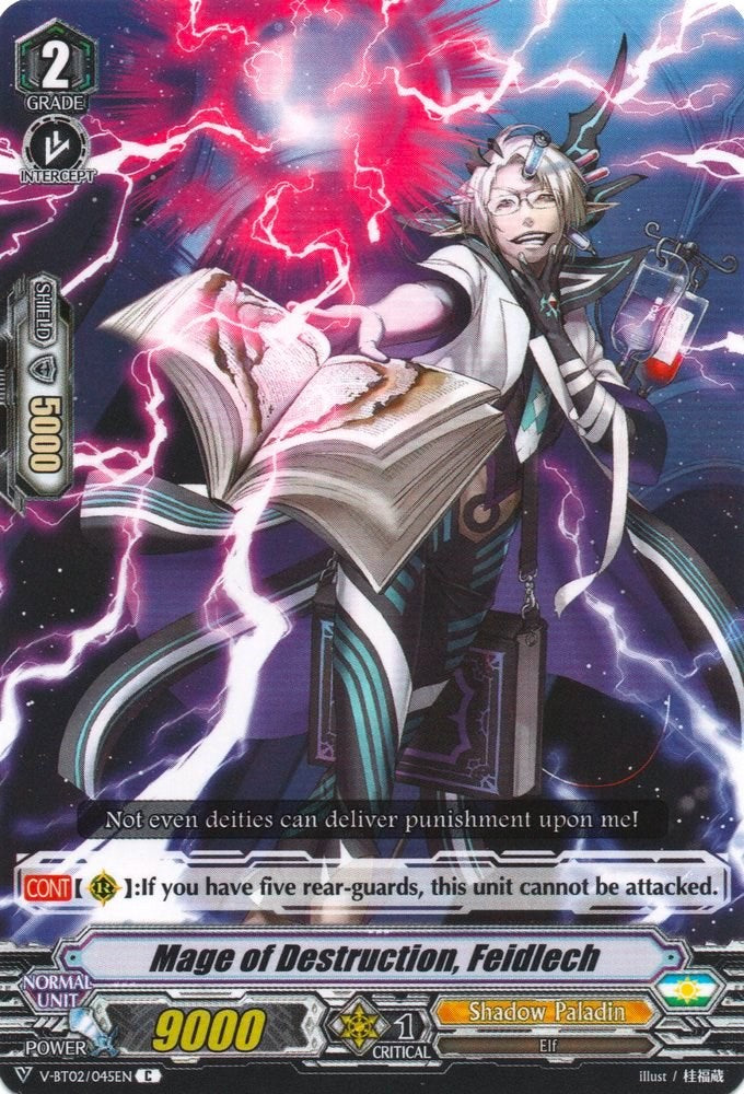 Image of Mage of Destruction, Feidlech (V-BT02/045EN) [Strongest! Team AL4]