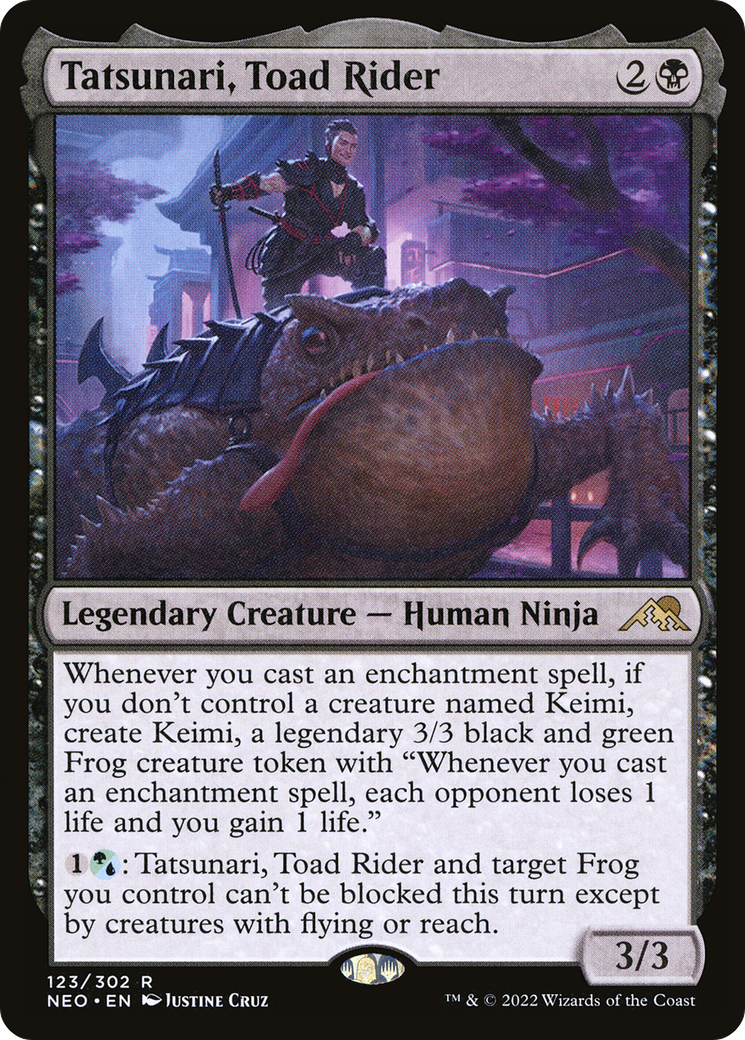 Image of Tatsunari, Toad Rider [Kamigawa: Neon Dynasty]