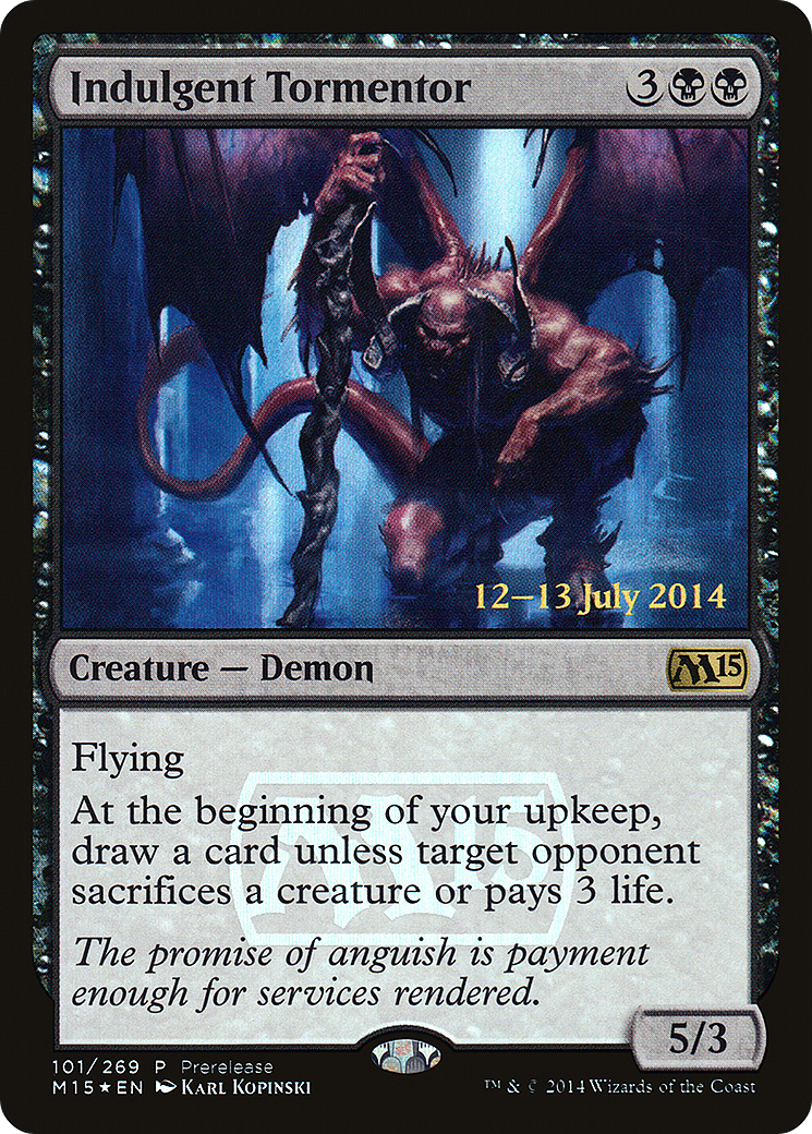 Image of Indulgent Tormentor [Magic 2015 Prerelease Promos]