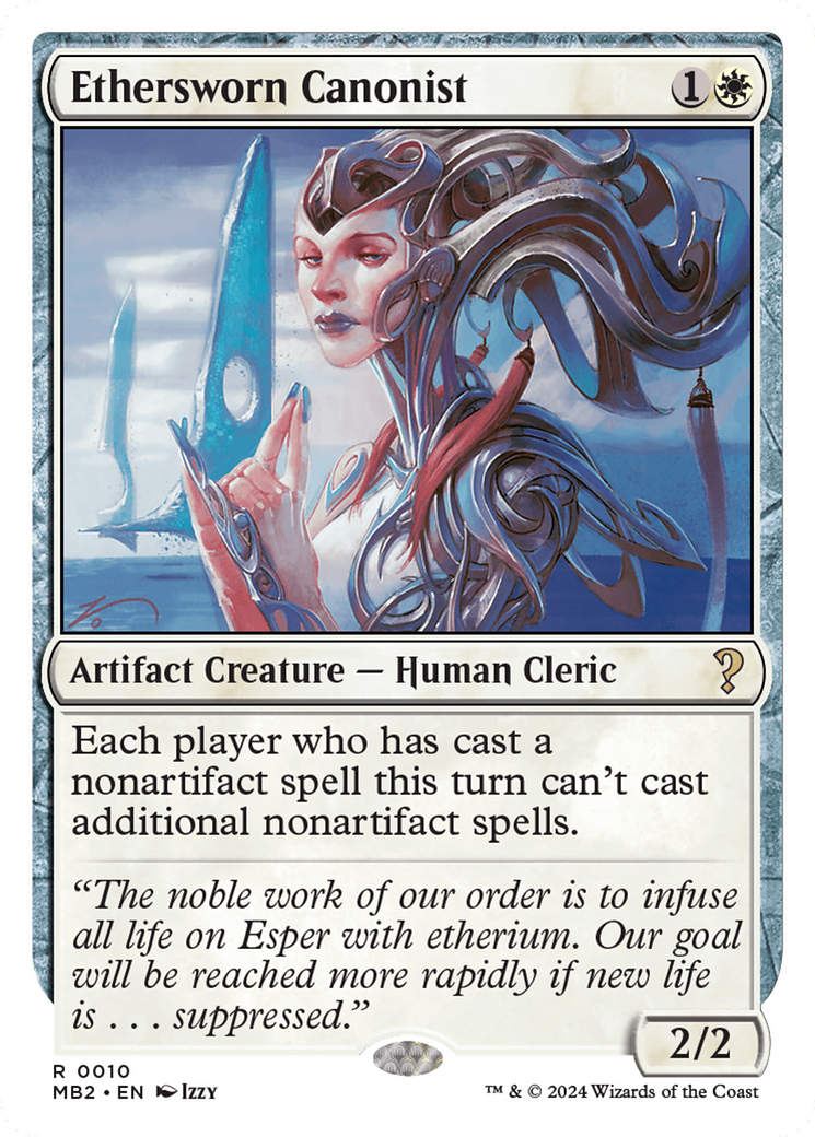 Image of Ethersworn Canonist (White Border) [Mystery Booster 2]