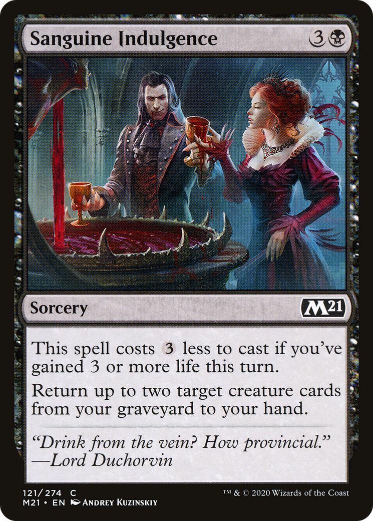 Image of Sanguine Indulgence [Core Set 2021]
