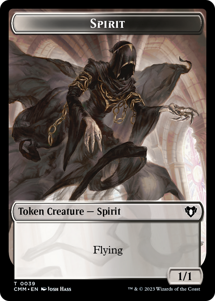 Image of Spirit // Eldrazi Scion Double-Sided Token [Commander Masters Tokens]