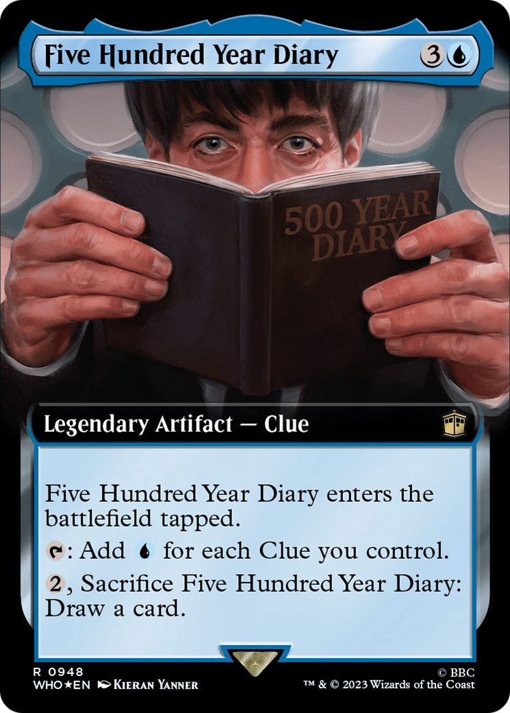 Image of Five Hundred Year Diary (Extended Art) (Surge Foil) [Doctor Who]