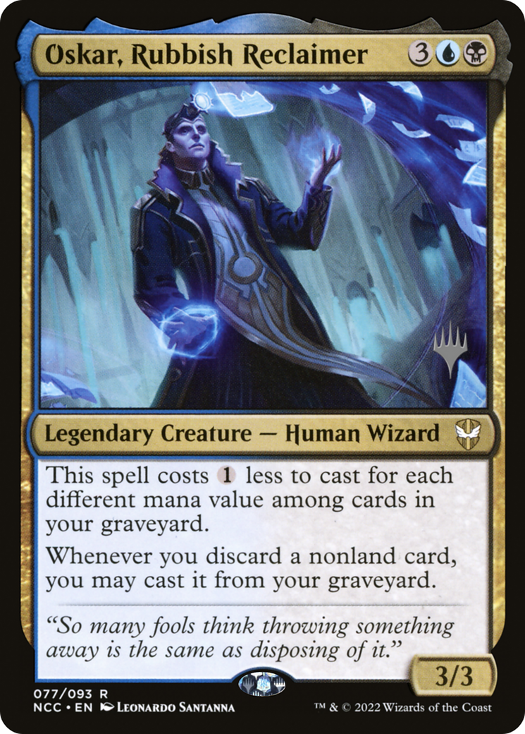 Image of Oskar, Rubbish Reclaimer (Promo Pack) [Streets of New Capenna Commander Promos]