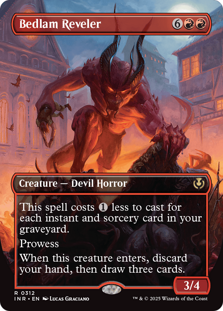 Image of Bedlam Reveler (Borderless) [Innistrad Remastered]