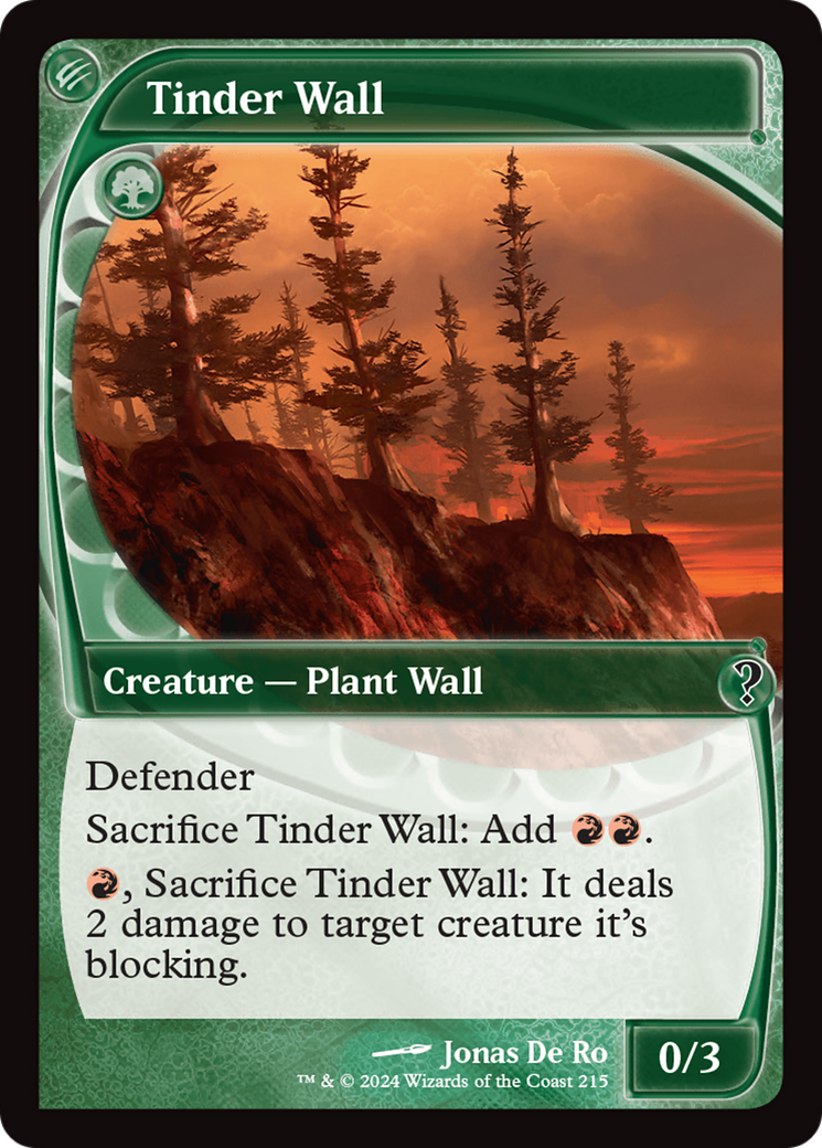 Image of Tinder Wall (Future Sight) [Mystery Booster 2]