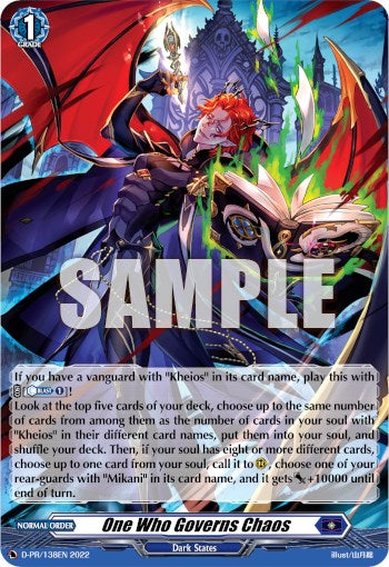 Image of One Who Governs Chaos (D-PR/138EN) [D Promo Cards]
