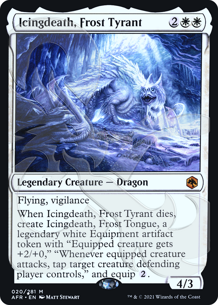 Image of Icingdeath, Frost Tyrant (Ampersand Promo) [Dungeons & Dragons: Adventures in the Forgotten Realms Promos]
