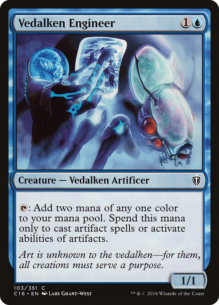 Image of Vedalken Engineer [Commander 2016]