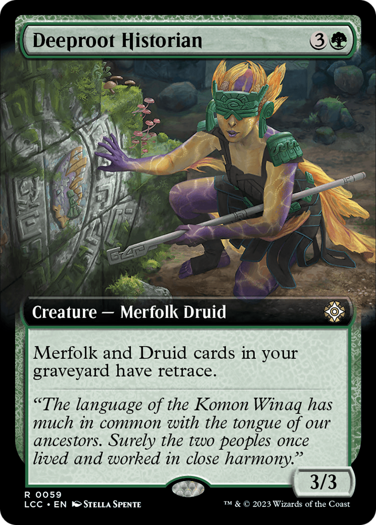 Image of Deeproot Historian (Extended Art) [The Lost Caverns of Ixalan Commander]